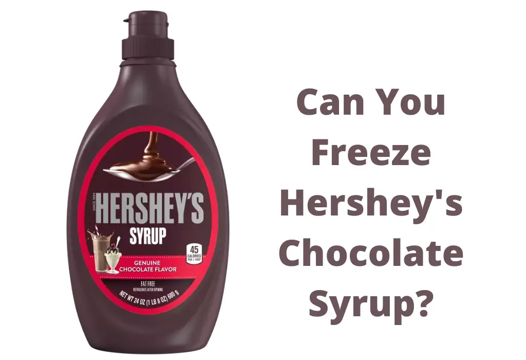 Can You Freeze Hershey's Chocolate Syrup?