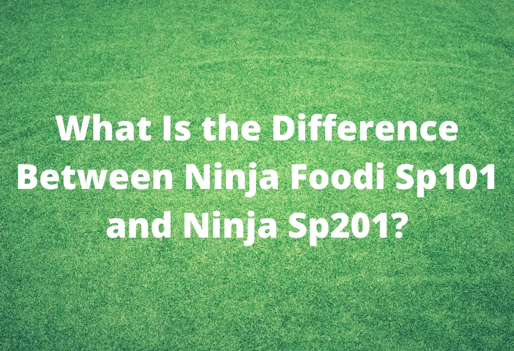 What Is the Difference Between Ninja Foodi Sp101 and Ninja Sp201?